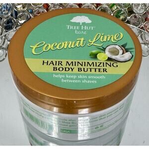 Tree Hut Hair Minimizing Body Butter Coconut Lime 7 Oz Smooth Skin Care NEW
